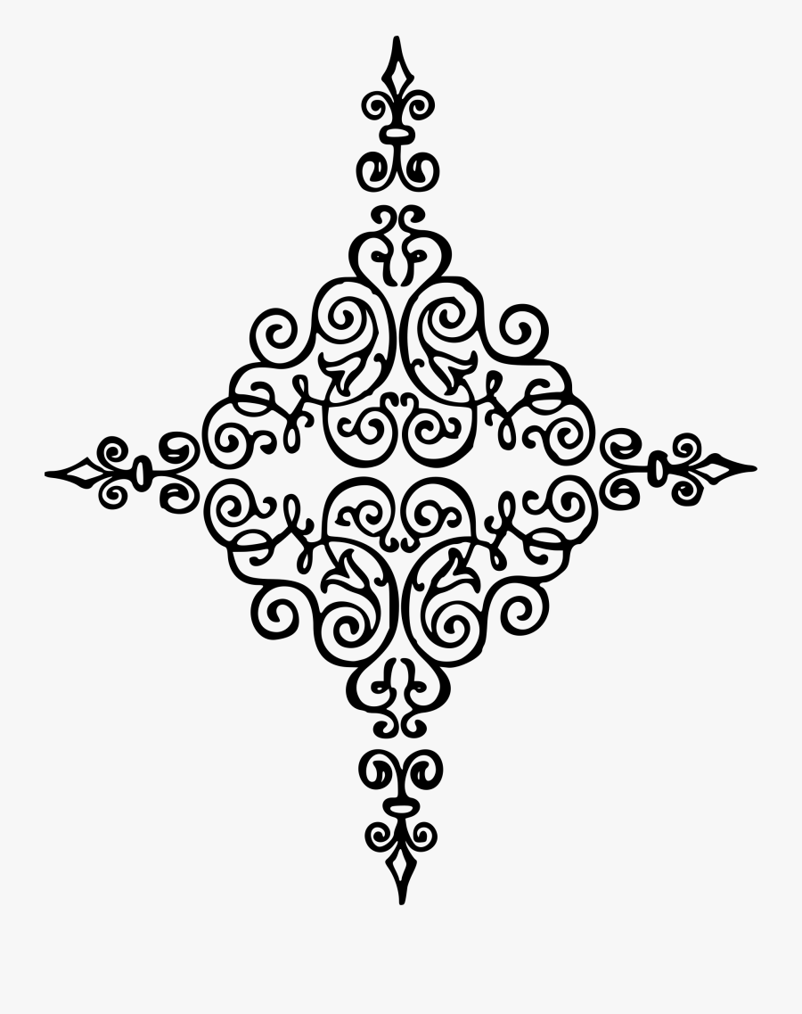 Clipart Designs Elegant - Elegant Black And White Png Designs, Transparent Clipart