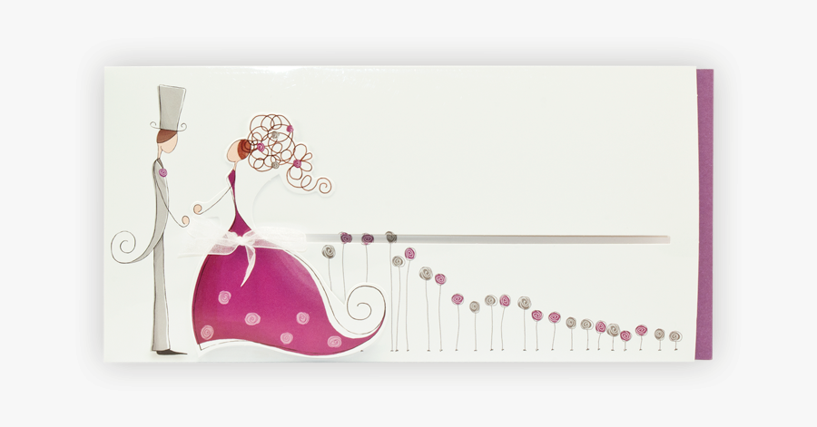 Clip Art Creative Wedding Cards - Sliding Wedding Invitations, Transparent Clipart