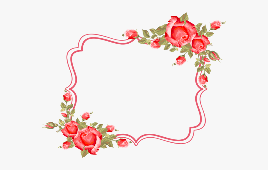 clip art frame flower border rose frame com flores png free transparent clipart clipartkey clip art frame flower border rose
