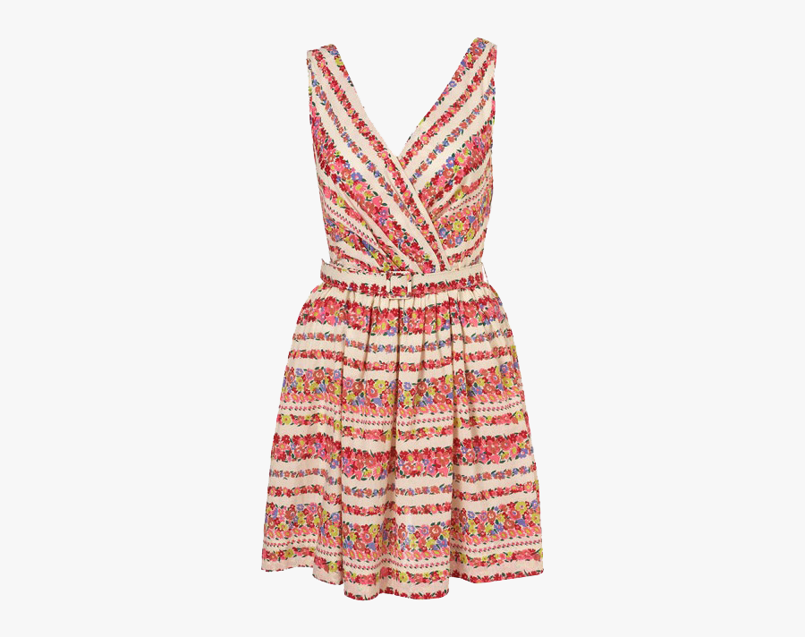Floral Dress Transparent Picture - Dress, Transparent Clipart