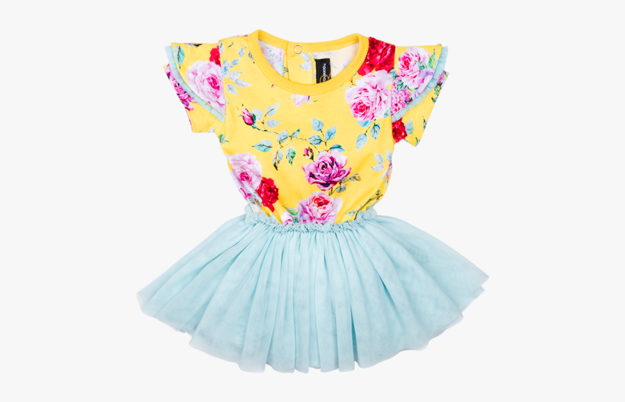 Rock Your Yellow Floral - Ballet Tutu, Transparent Clipart