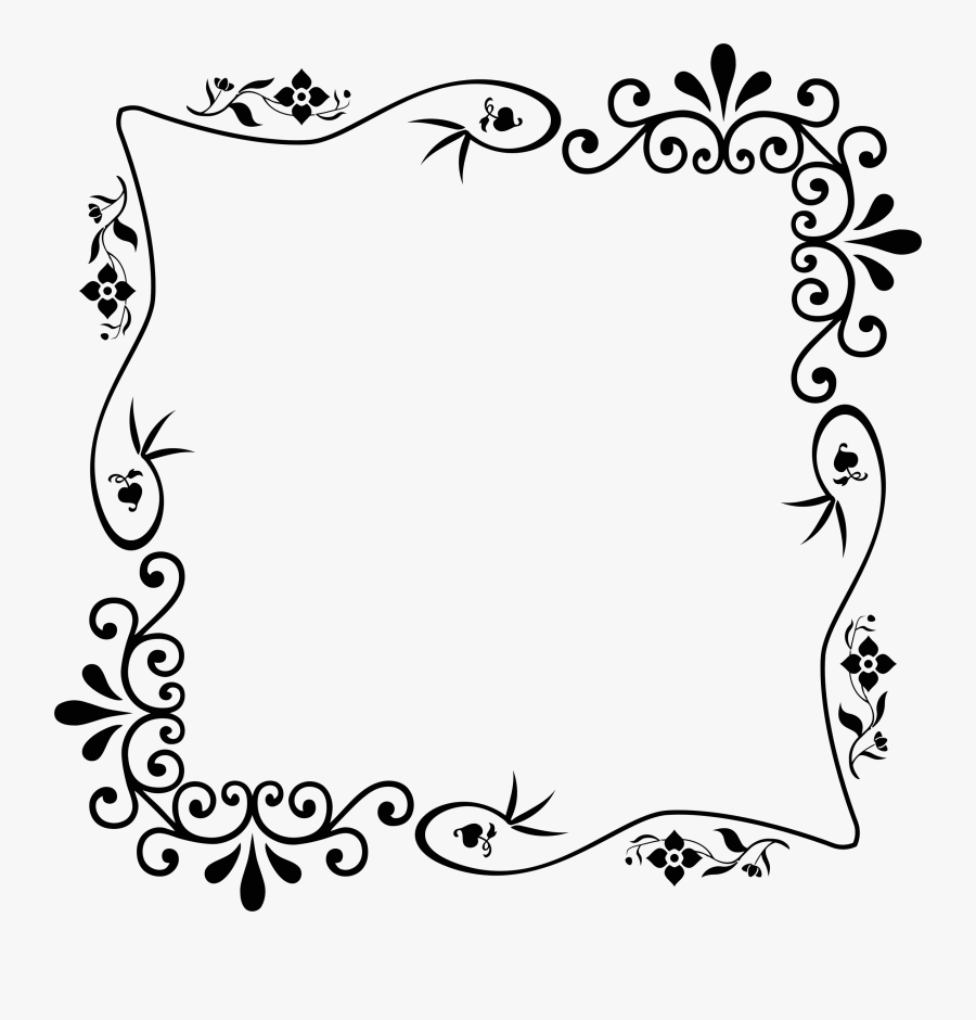 Vintage Border Png Download - Decorative Vintage Frame Png, Transparent Clipart