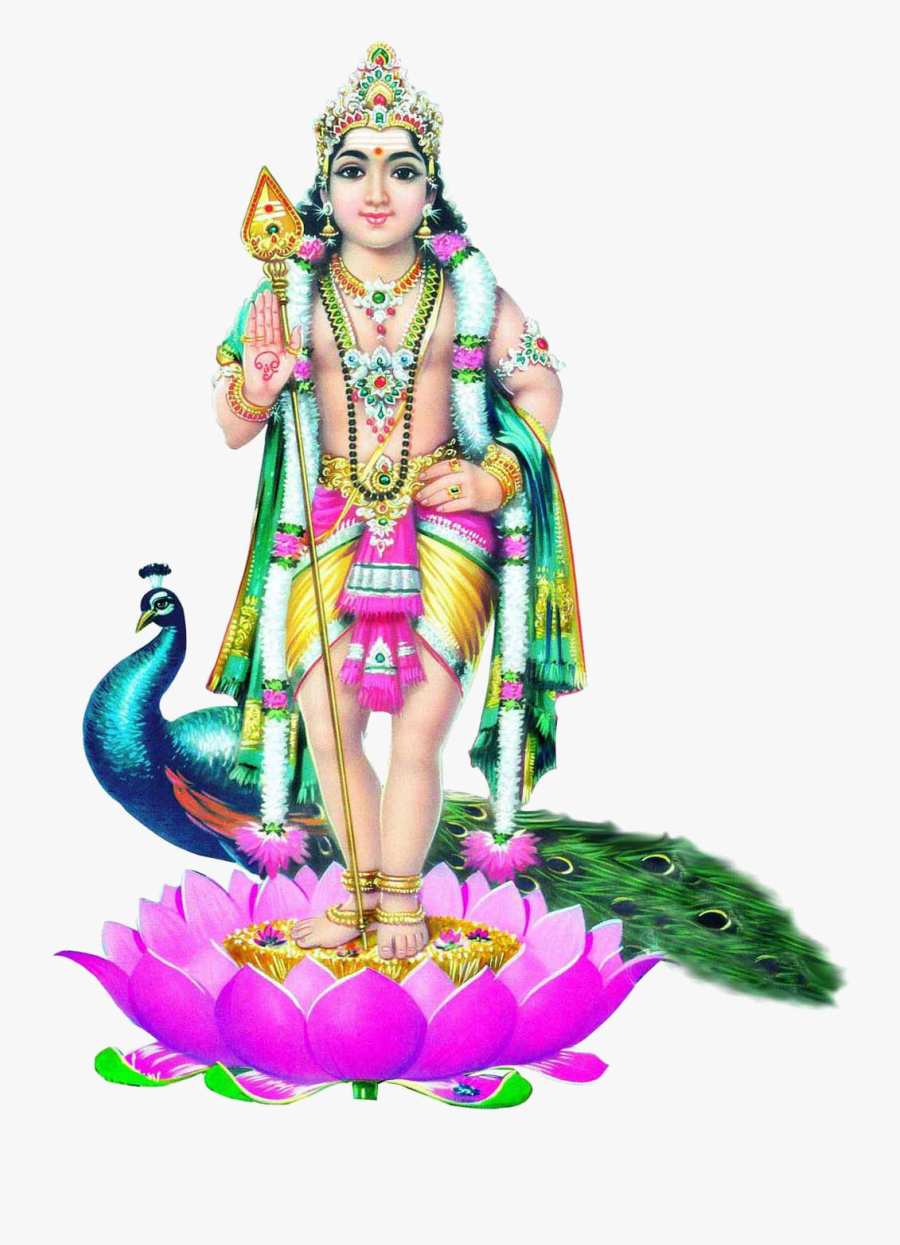 Sri Murugan Fabric Shiva Cartoon Clip Art Hindu Gods - God Murugan In Png, Transparent Clipart