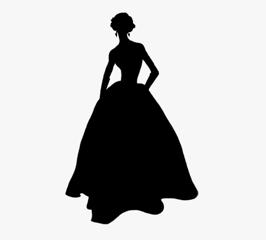 Belle Disney Princess Silhouette, Transparent Clipart