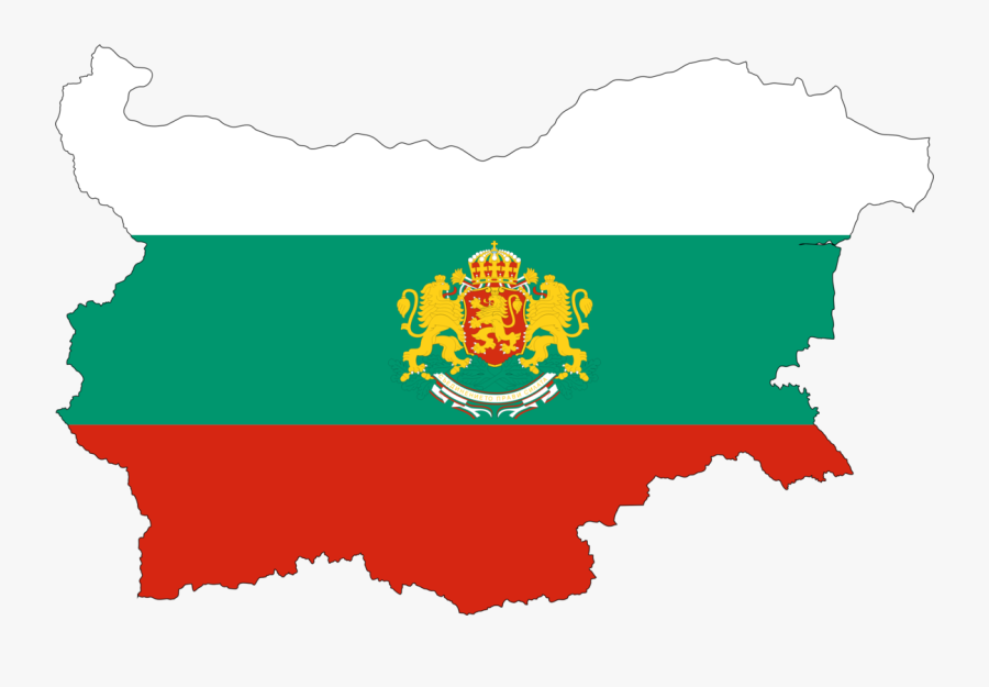 Area,flag,border - Bulgaria Map Blank, Transparent Clipart
