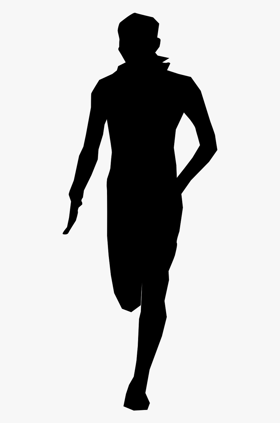 Man Run Person Male Running Png Image - Run Man Black Clipart, Transparent Clipart
