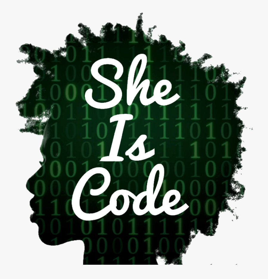 She Is Code - Silhueta Mulher, Transparent Clipart
