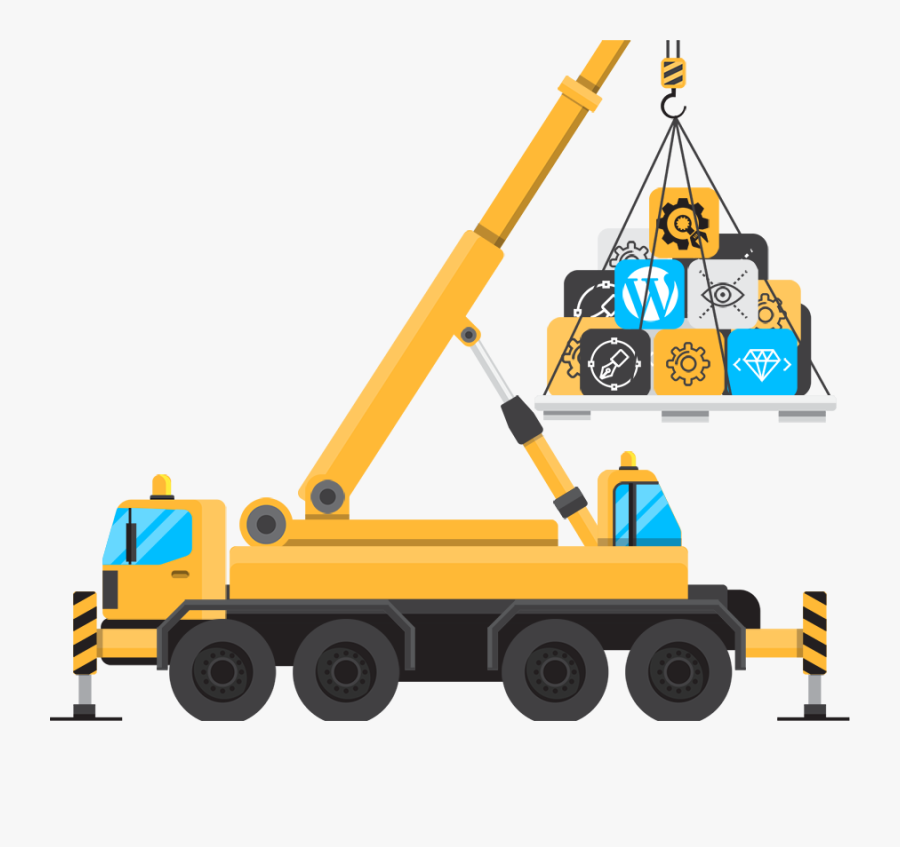 Png Construction Crane Clipart, Transparent Clipart