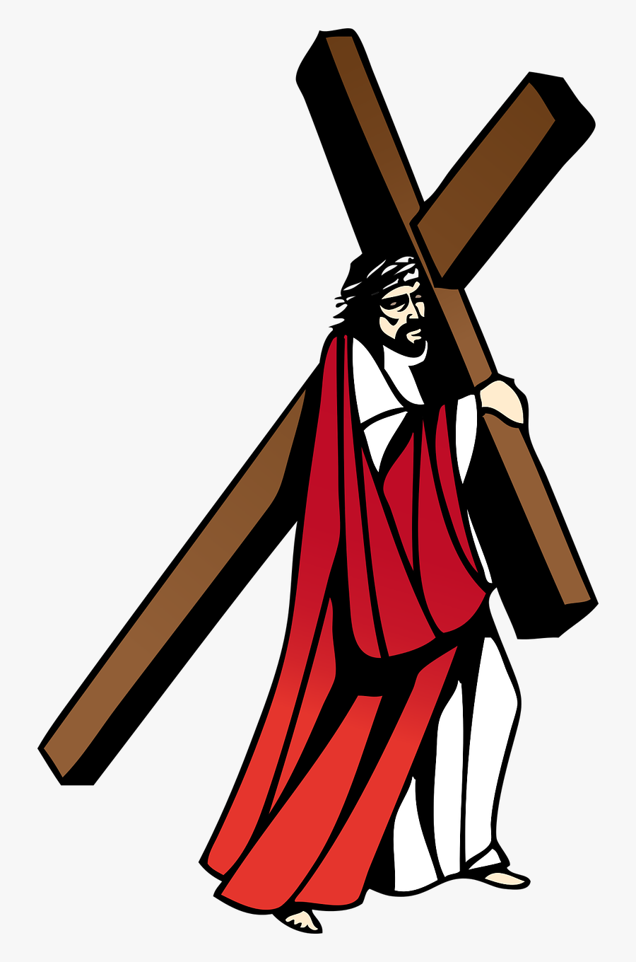 God Png - Jesus Con La Cruz Png, Transparent Clipart