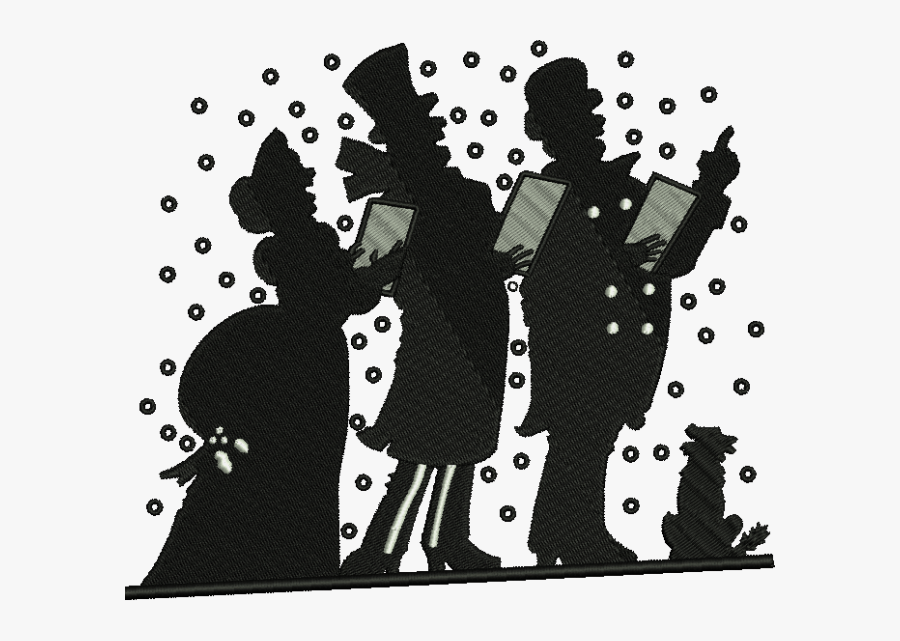 Christmas Carol Christmas Day Silhouette Christmas - White Christmas Clip Art, Transparent Clipart