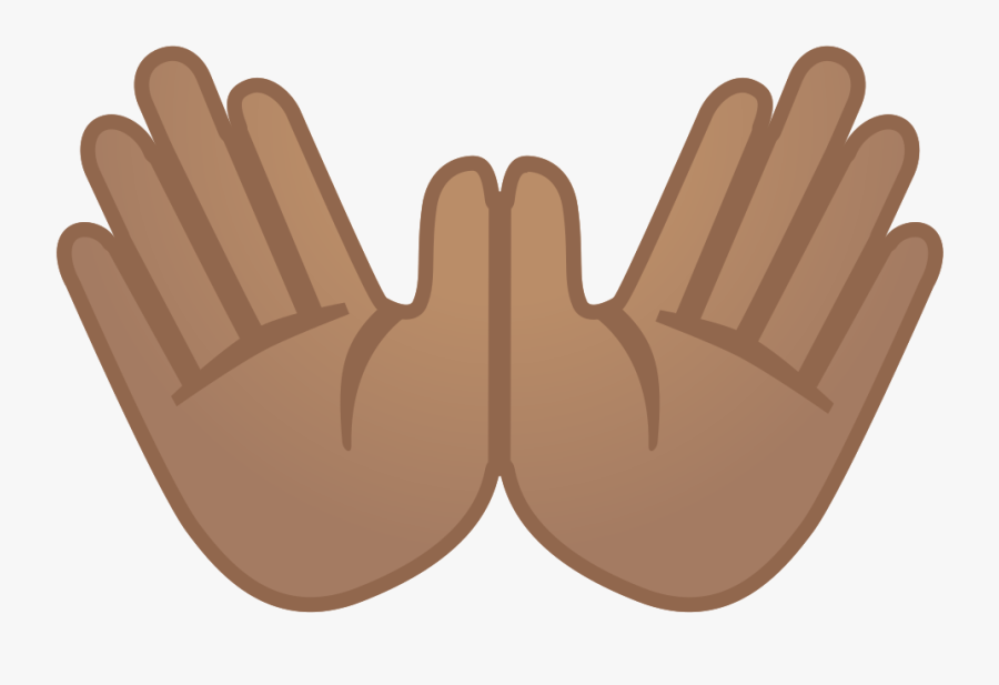 Skin Clipart Open Hand - Open Hand Emoji Meaning, Transparent Clipart