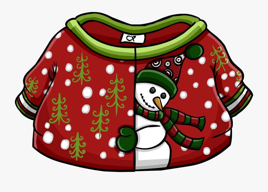 Silly Snowman Sweater Club - Christmas, Transparent Clipart