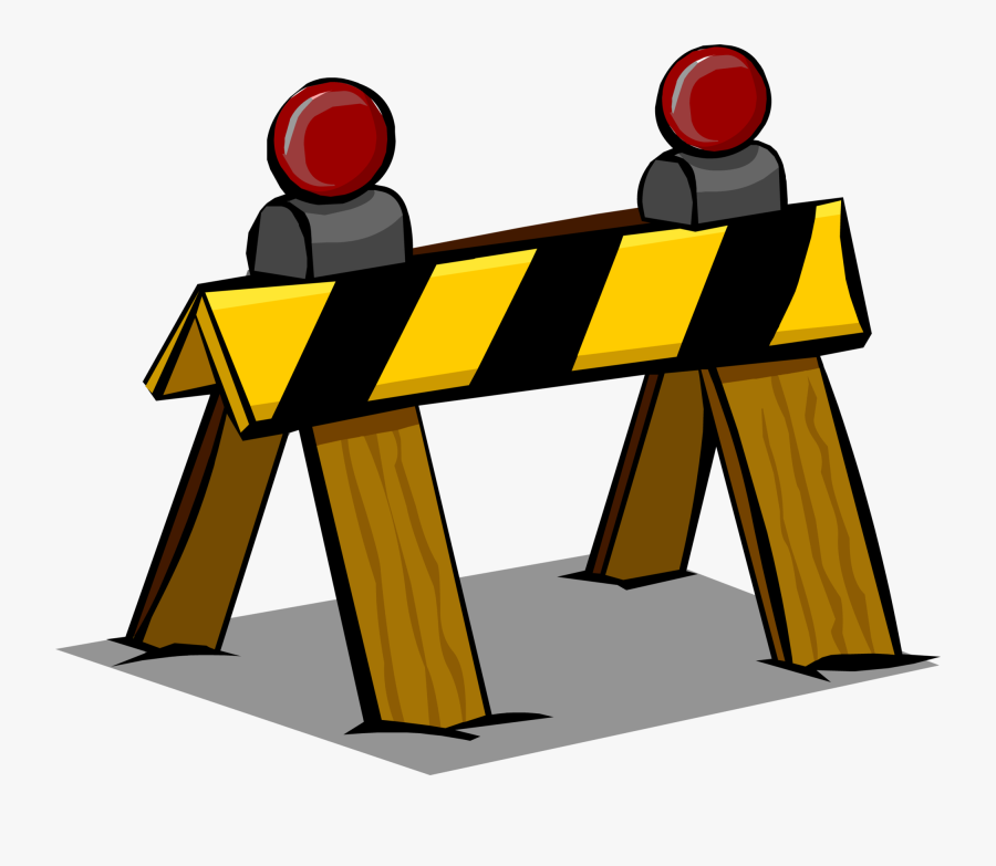 Club Penguin Wiki Fandom - Construction Barrier Png Transparent, Transparent Clipart