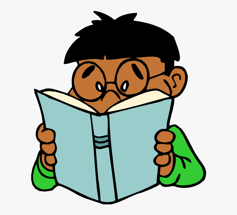 Read Clipart - Clip Art Student Reading, Transparent Clipart