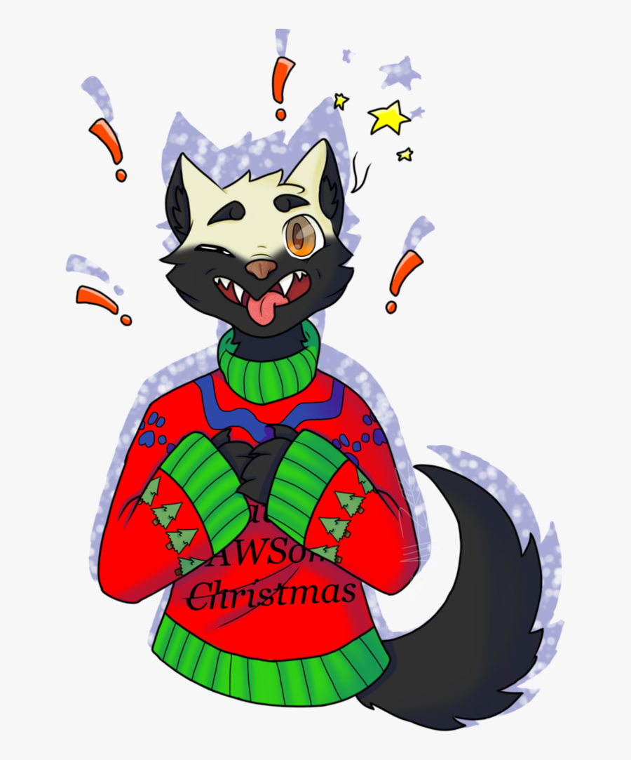 Graphic Free Stock Antitale Doggo S Christmas - Ugly Christmas Sweater Drawing, Transparent Clipart