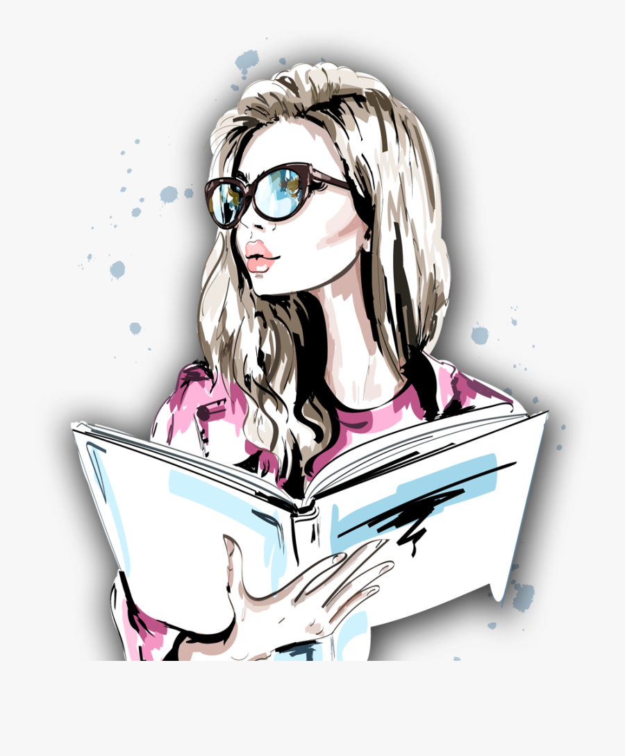 Transparent Girl Carrying Books Clipart - 7 Figure Marketing Copy Guide, Transparent Clipart