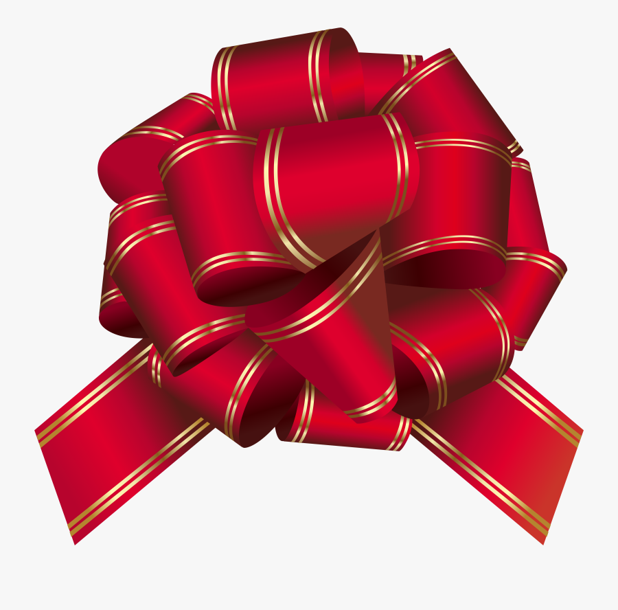 Christmas Bow Clip Art, Transparent Clipart