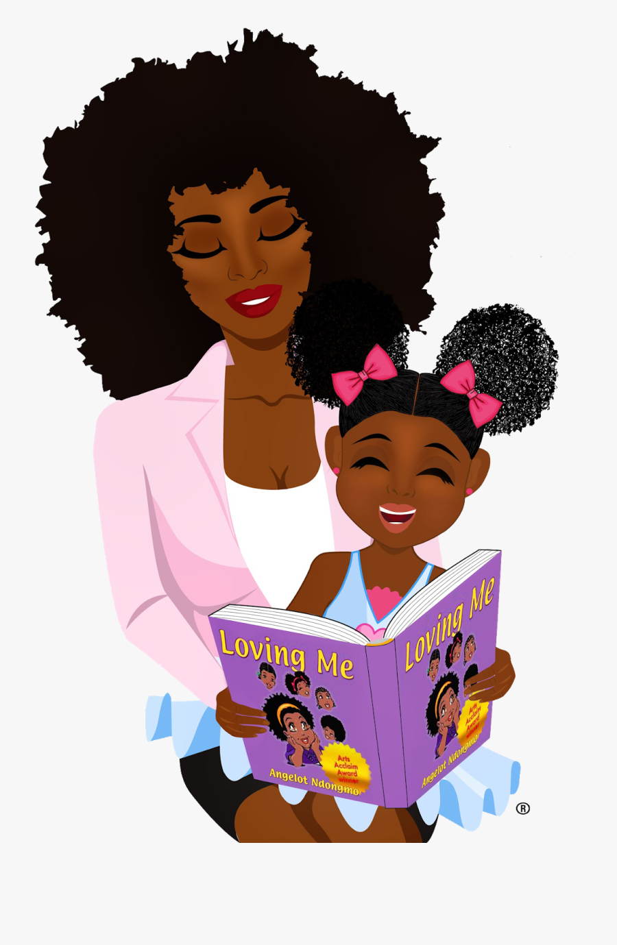 Woman Reading - Cartoon, Transparent Clipart