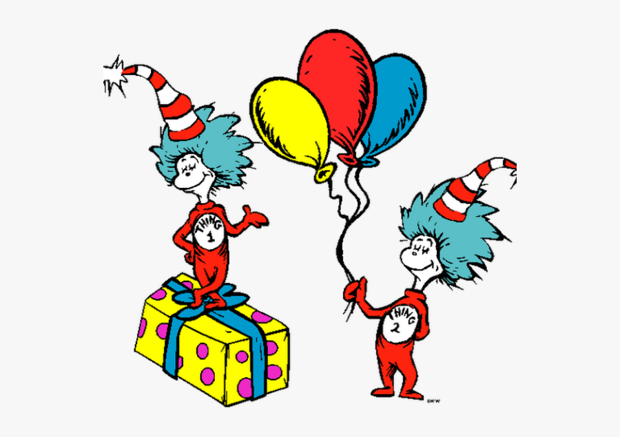 Clip Art Freeuse Library Thing 1 Clipart - Dr Seuss Clip Art, Transparent Clipart