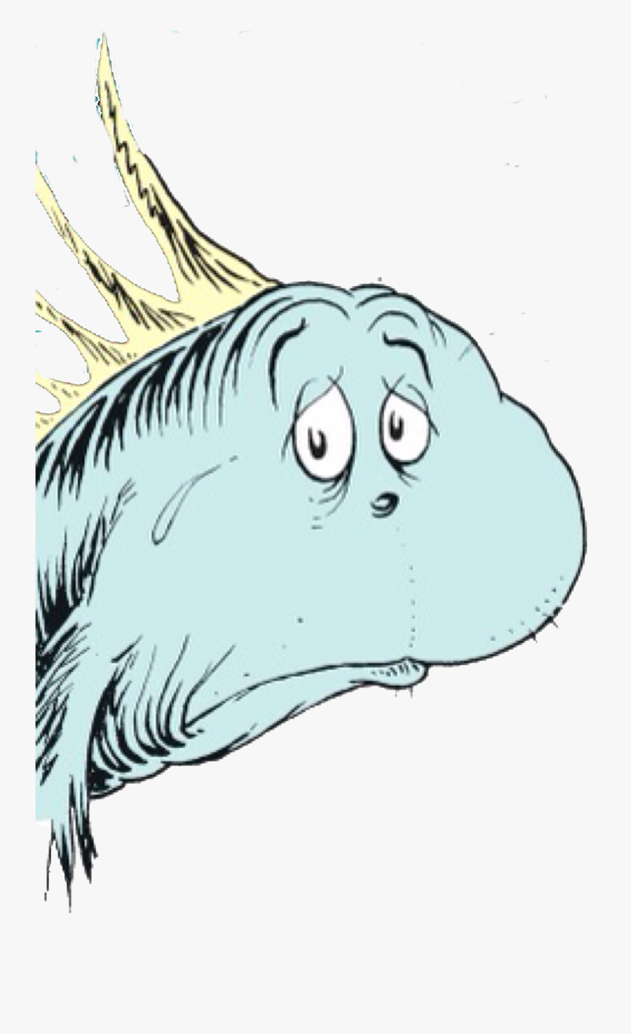 Download Sad Image With - Dr Seuss Characters Sad, Transparent Clipart
