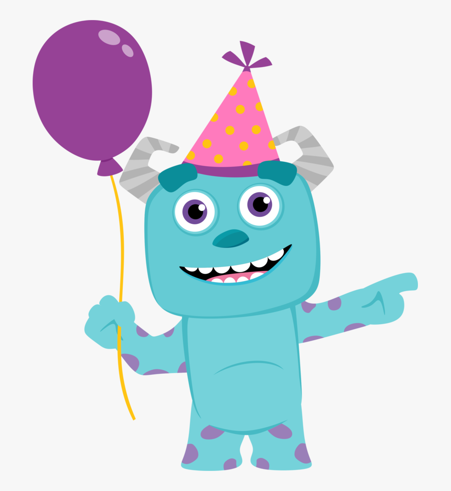 James Monsters Inc Birthday Clipart - Monster Inc Baby Png, Transparent Clipart
