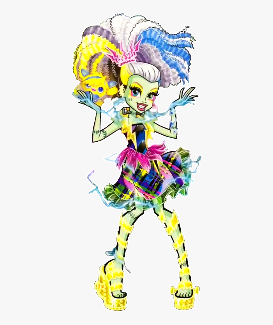 Birthday Clipart Monster - Monster High Electrified Frankie, Transparent Clipart