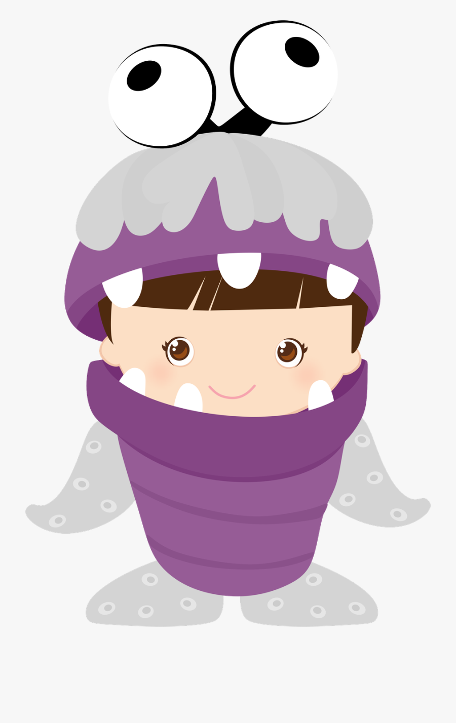 Boo Clipart Monsters Inc - Boo Bebe Monster Inc, Transparent Clipart