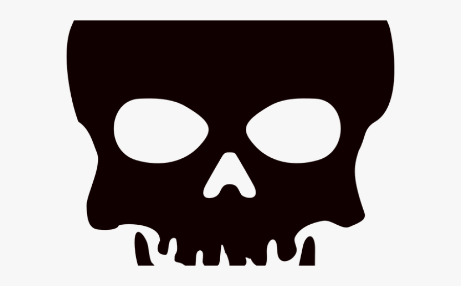Skull Silhouette, Transparent Clipart