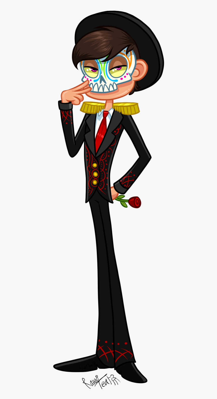 My Spin On The Día De Los Muertos Marco - Cartoon, Transparent Clipart