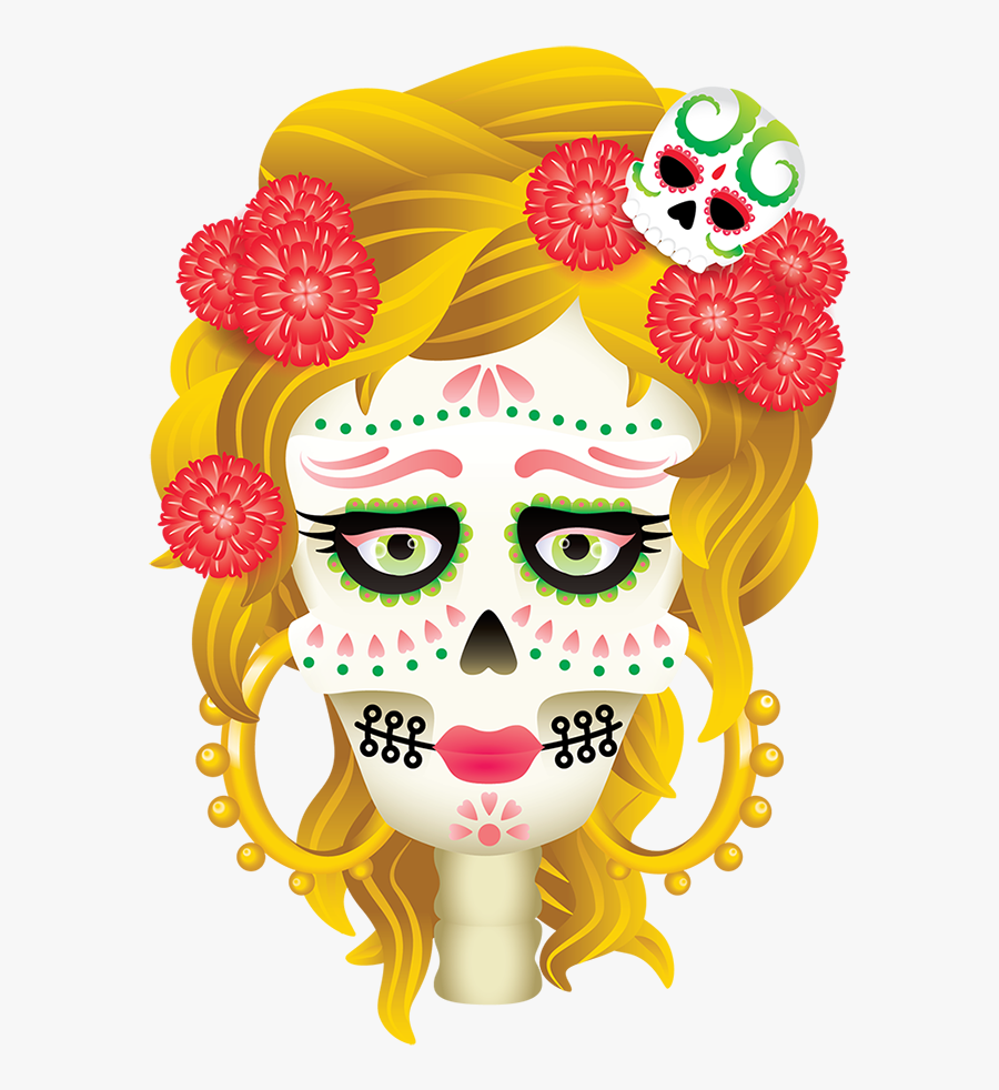 Day Of The Dead - Catrinas Png, Transparent Clipart