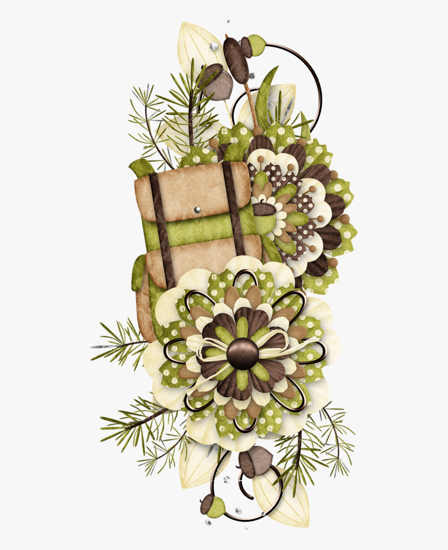 B *✿* Happy Camper Adorno Floral, Diplomas, Montajes, - Scrapbooking Cannabis, Transparent Clipart