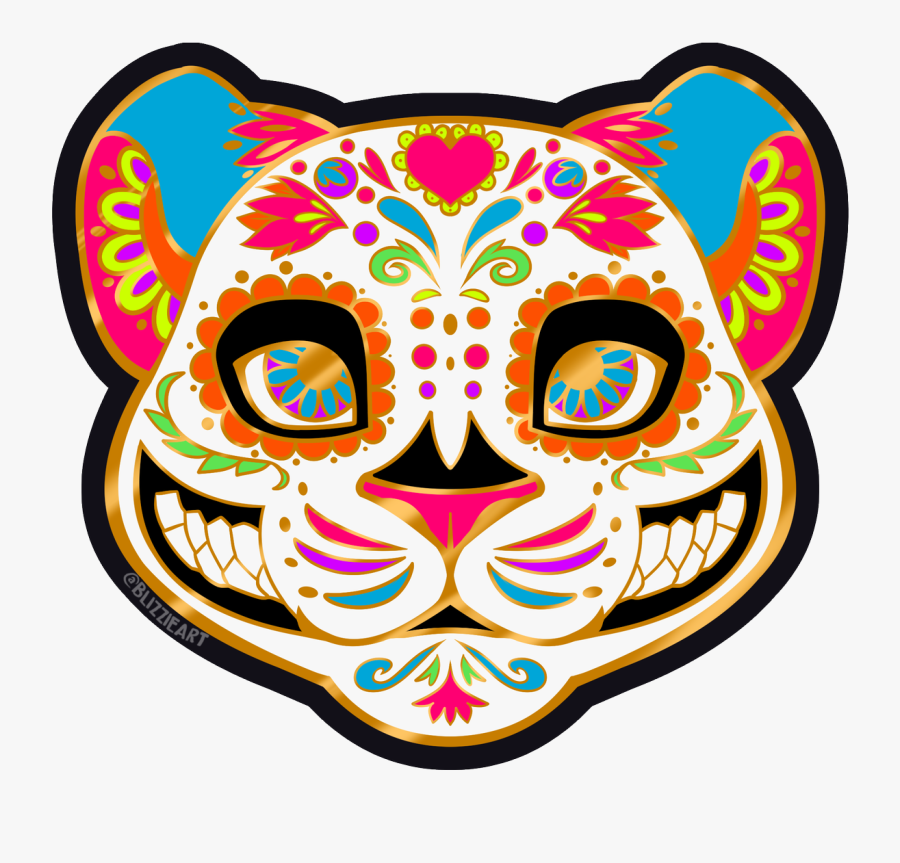 Sugar Skull From Coco, Transparent Clipart