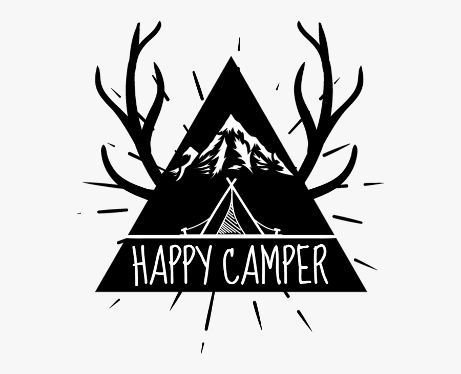 Female Logo Child Design - Happy Campers T Shirt Designs, Transparent Clipart