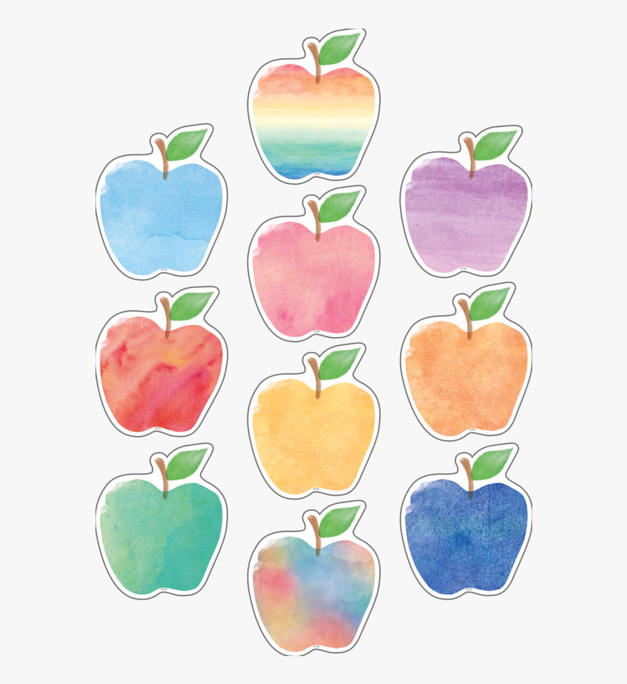 Watercolor Apples, Transparent Clipart