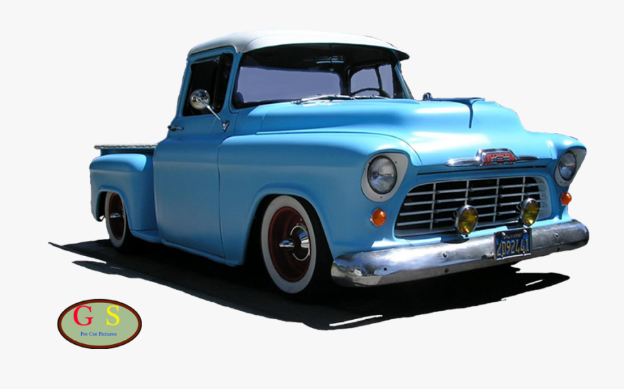 1955 Chevrolet Pickup Truck Car Chevrolet Silverado - Truck Png, Transparent Clipart