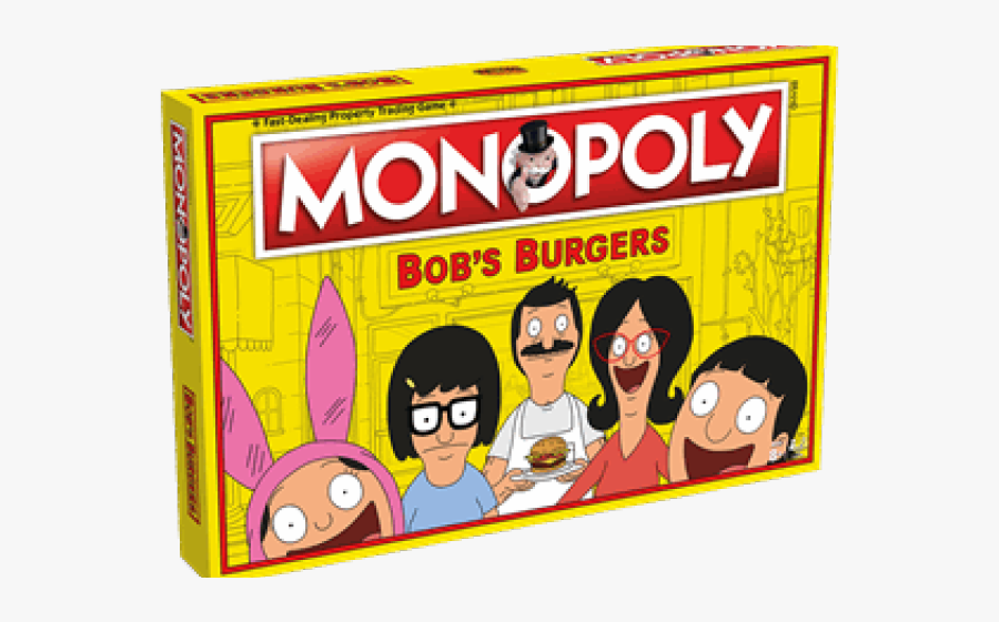 Hitman Clipart Professional - Bob's Burgers Monopoly, Transparent Clipart
