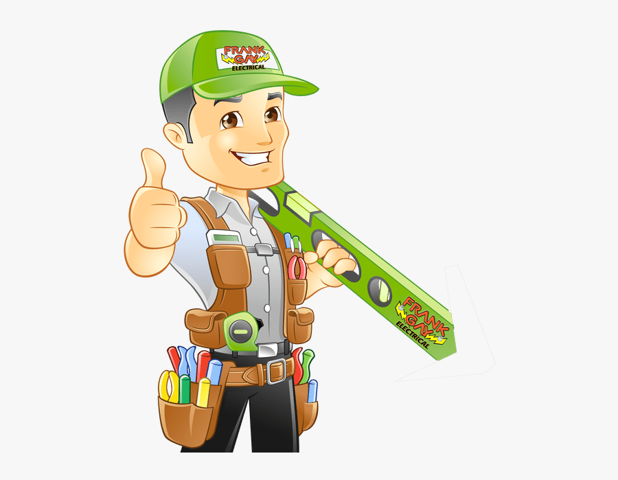 Electrician Cartoon Cartoonview Co - Electrical Installation And Maintenance Clipart, Transparent Clipart
