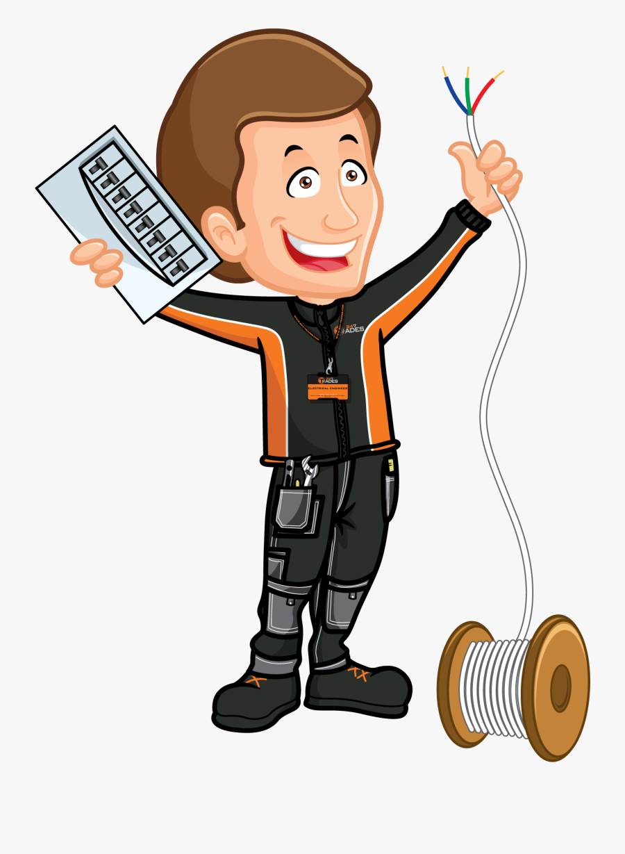 Electricity Clipart Electrician - Electrical Engineer Clipart, Transparent Clipart