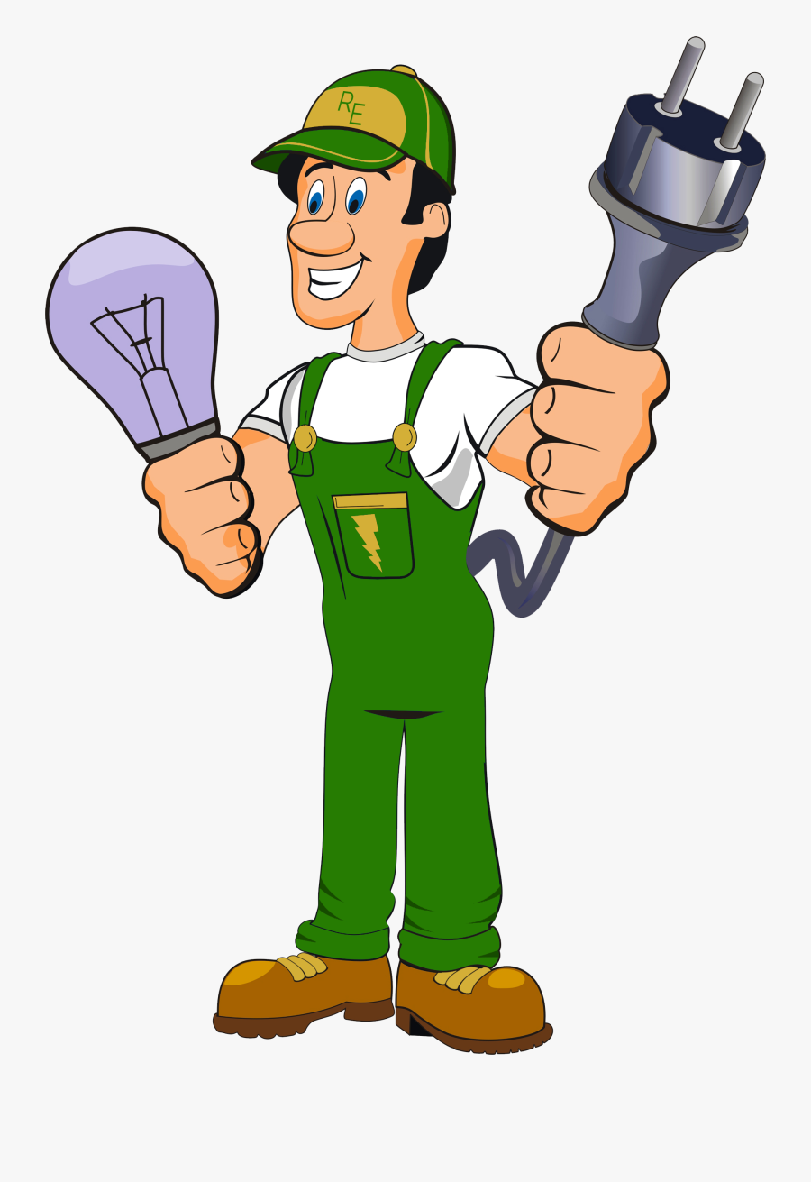 Clip Art Clip Art Plumber Transprent - Electrician Png, Transparent Clipart