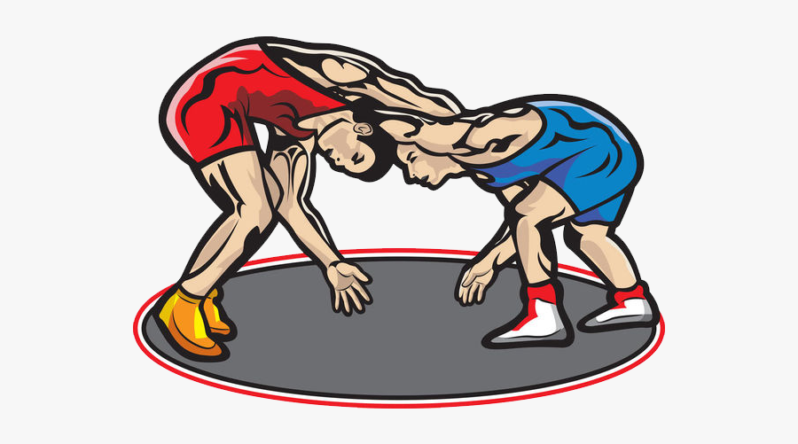 High School Wrestling Mat Clipart - High School Wrestling Cartoon, Transparent Clipart