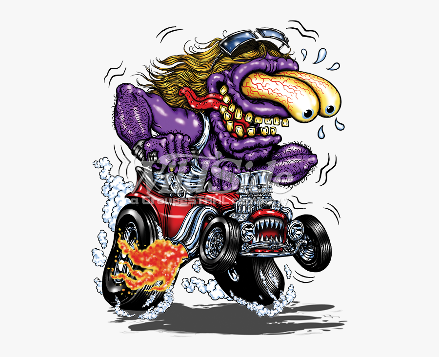Transparent Hotrod Clipart - Hot Rod Cartoon T Shirts, Transparent Clipart