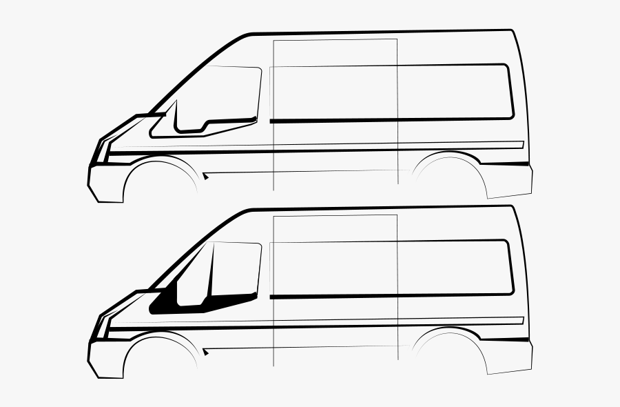 Free Fordtransith2l2 Free Anglia Hotrod - Ford Transit Vector Png, Transparent Clipart
