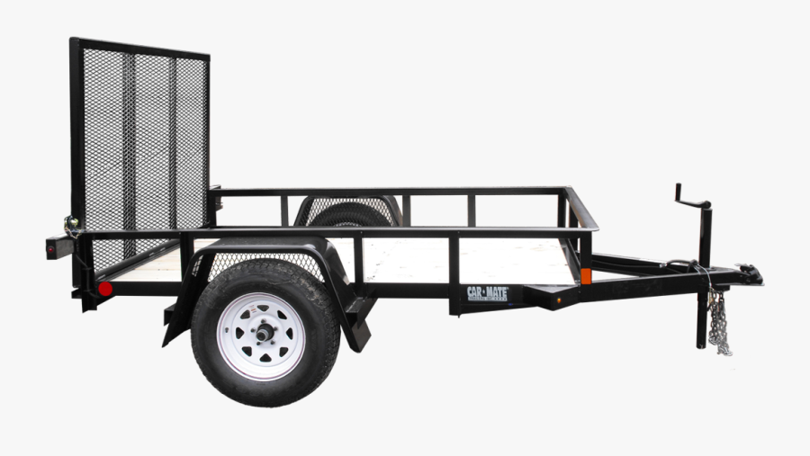 Aluminum Trailer Cliparts - Carmate Single Axle Trailer, Transparent Clipart