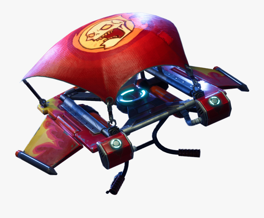 Transparent Street Rod Clipart - Half Shell Fortnite Glider, Transparent Clipart