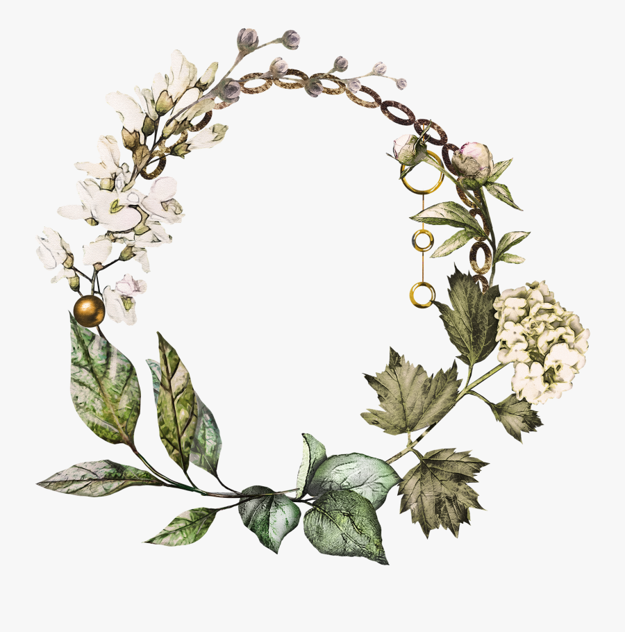 Transparent Free Watercolor Png - Transparent Watercolor Wreaths Png, Transparent Clipart