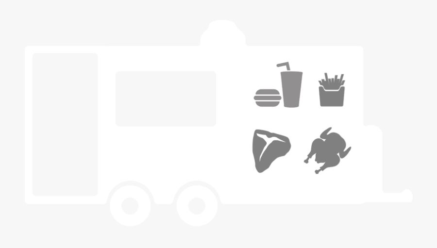 Shop By Cuisine - Food Trailer Pictures Black And White, Transparent Clipart
