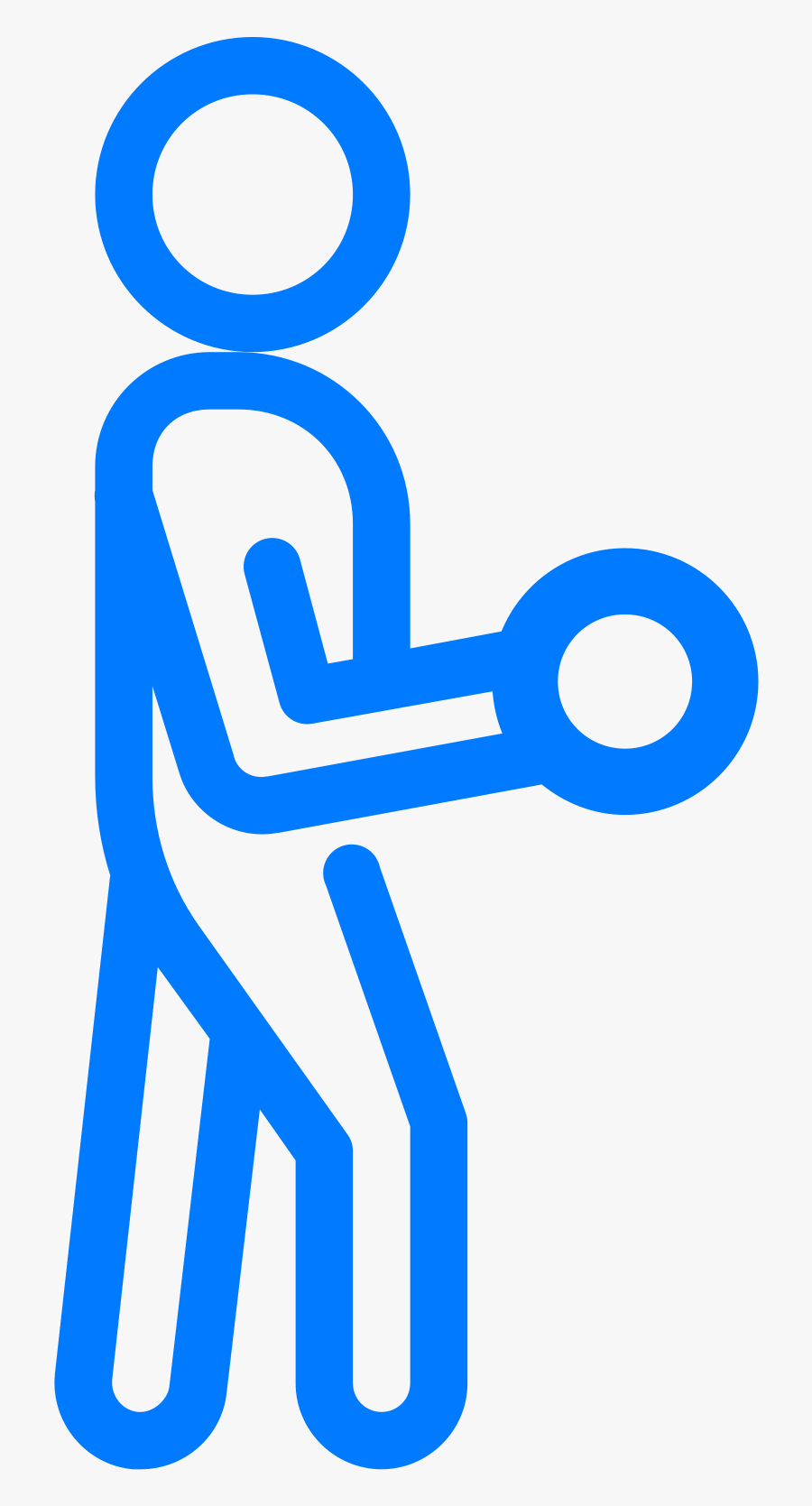 Dumbbell Icon Download - Strength Icons, Transparent Clipart