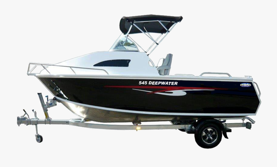 Oceanic"s New Range Of Boat And Trailer Packages Combine - Boat On Trailer Png, Transparent Clipart