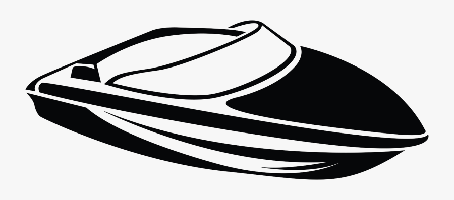 Steves Boat Amp Prop Repair Service - Black And White Boat Clipart, Transparent Clipart