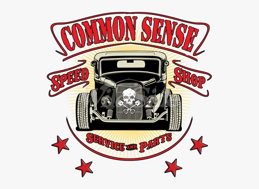 Men"s Long Sleeve Shirt Common Sense - Antique Car, Transparent Clipart